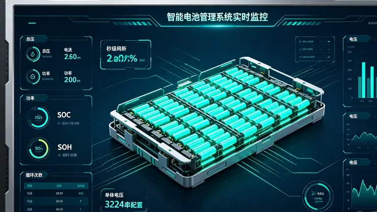 BMS 实时状态监控界面